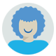 icono mujer sonriendo